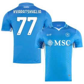 Camiseta de fútbol SSC Napoli Kvaratskhelia 77 1ª equipación 2024-25